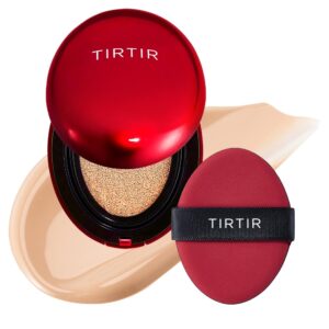 TIRTIR Mask Fit Red Cushion Foundation | Japan's No.1 Choice for Glass skin, Long-Lasting, Lightweight, Buildable Coverage, Semi-Matte (29N Natural Beige, 18g (Pack of 1))